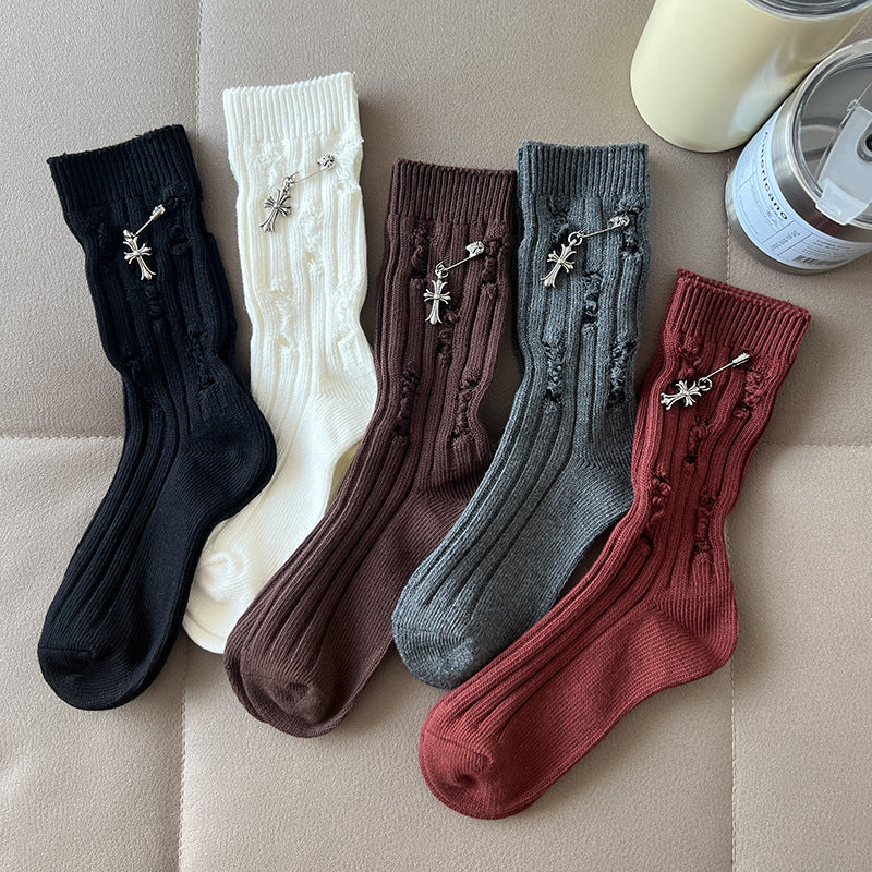 Chrome Hearts Cross Pin Socks – TrendyShop