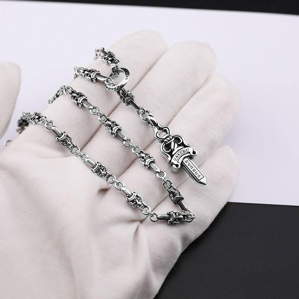 Chrome Hearts sword chain sword pendant necklace – TrendyShop